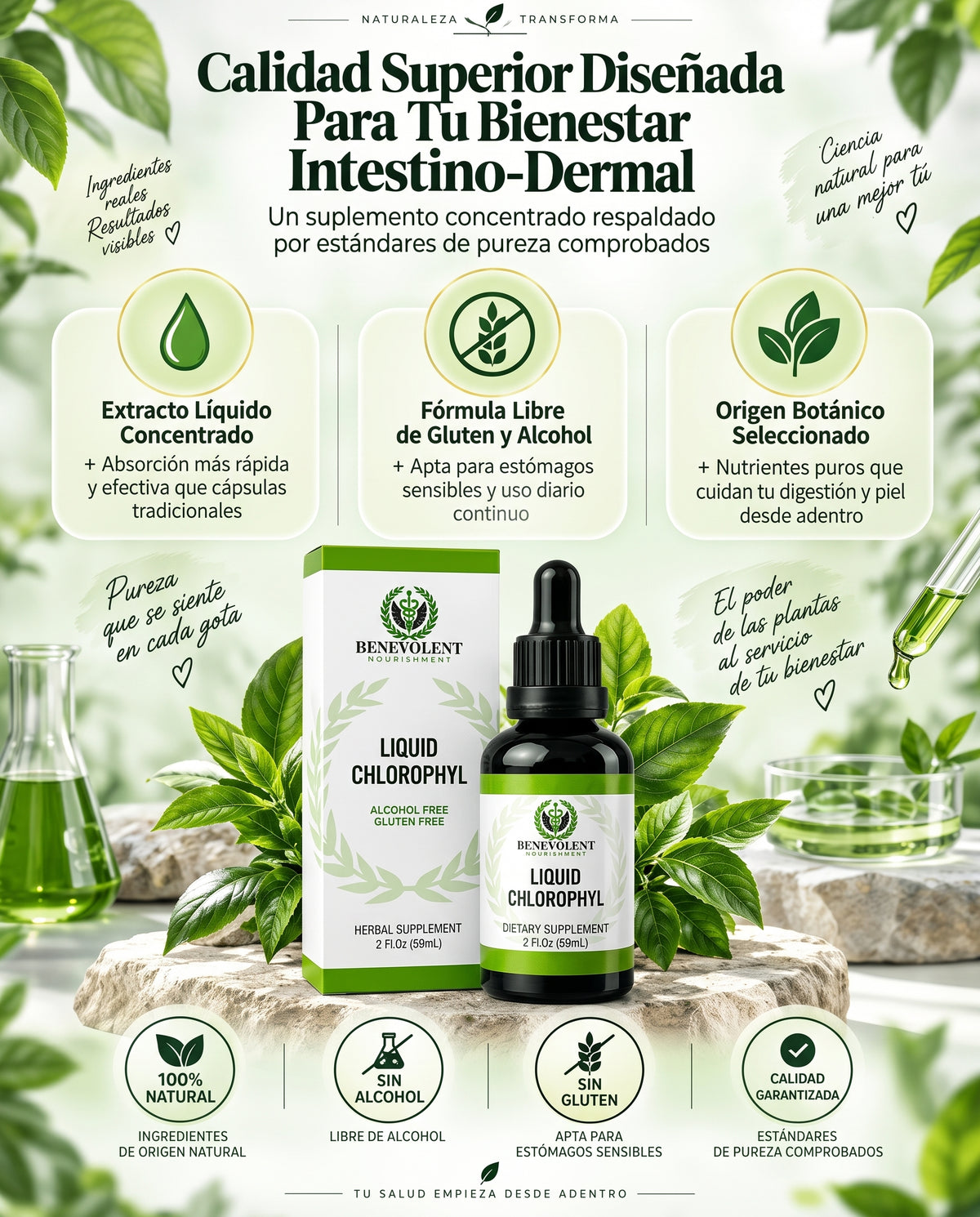 CLOROFILA BENEVOLENT X 60 ML