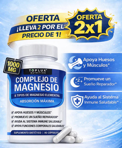 MAGNESIO COMPLEX 8 EN 1 / 1000 MG
