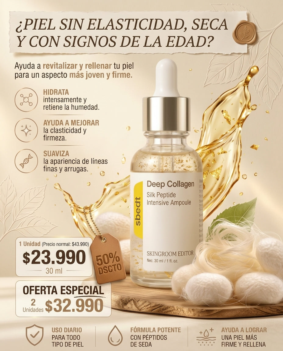 Deep Collagen® | Sérum Reparador Anti-Edad • 30 ml