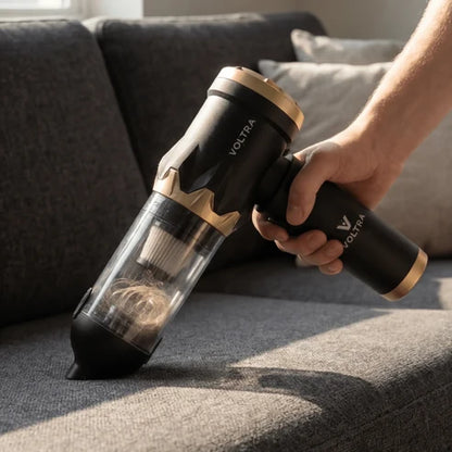 Aspiradora de Mano Inalámbrica Voltra® 3 en 1 Black Edition (Filtro HEPA y Adaptador de Carga de REGALO)